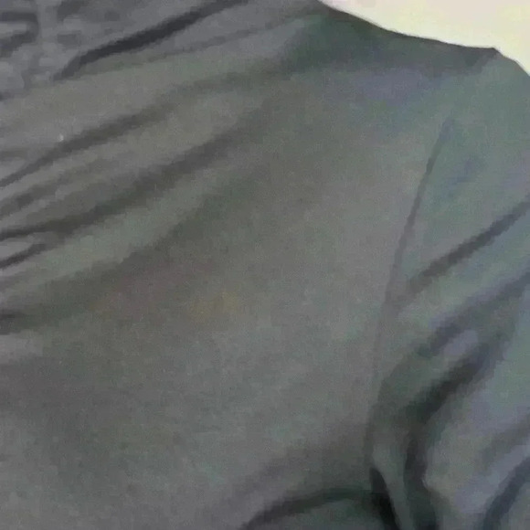 Almost Famous Black Long Sleeve Slinky Dress sz M - Picture 8 of 9